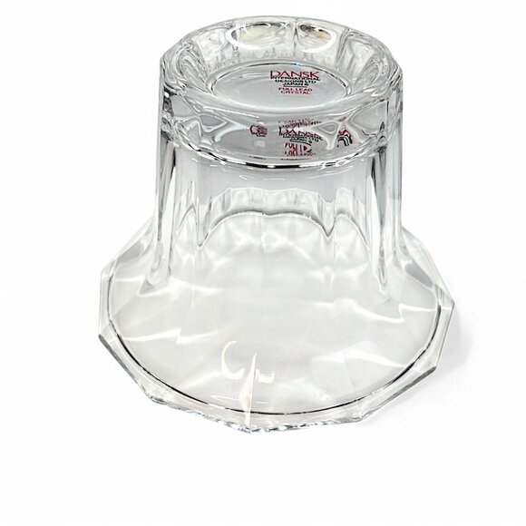 VTG Dansk International Design LTD Full lead Crystal Condiment Jar W/Lid & Spoon - Picture 7 of 10